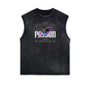 Sleeveless Chrome Y2K Streetwear Graphic Tee