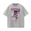 Faded Chrome Y2K Streetwear Pattern Tee