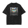 Washed Chrome Y2K Streetwear Graphic Tee