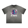Distressed Vanquisher Neon Y2K Pattern Tee