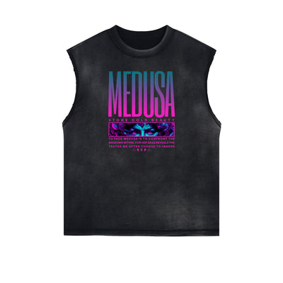 Vanquisher Neon Y2K Graphic Tank Top