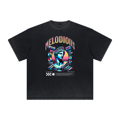 Heavyweight Vanquisher Neon Y2K Graphic Tee