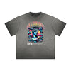 Distressed Vanquisher Neon Y2K Pattern Tee