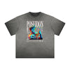 Distressed Vanquisher Neon Y2K Pattern Tee