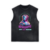 Vanquisher Neon Y2K Graphic Tank Top