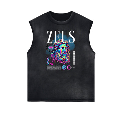 Vanquisher Neon Y2K Graphic Tank Top