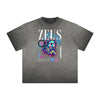 Distressed Vanquisher Neon Y2K Pattern Tee