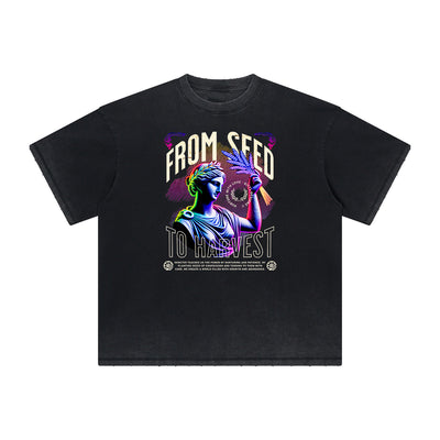 Heavyweight Vanquisher Neon Y2K Graphic Tee