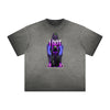 Distressed Vanquisher Neon Y2K Pattern Tee