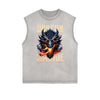 Faded Vintage Illustration Art Pattern Tank Top