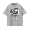 Gray Cute Cupid Cartoon Graphic Tee
