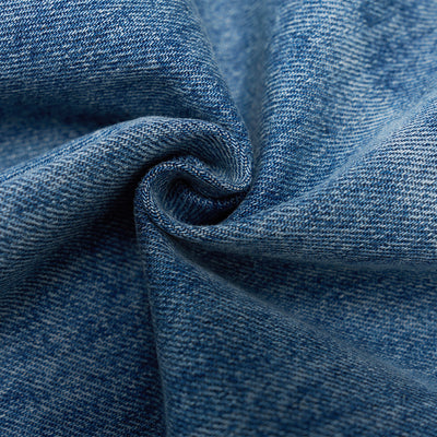 Vintage Washed Light Blue Carpenter Wide-Leg Jeans