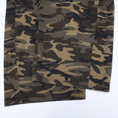 Camo Wide Leg Tactical Pocket Streetwear Pants