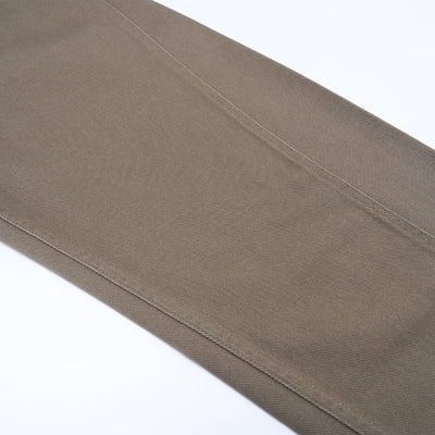 Curved Wide Leg High Waist Clean Stitch Workwear Pants