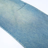 Vintage Washed Wide Leg Pleated Relaxed Jeans
