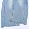 Relaxed Fit Wide Leg Denim Jeans Vintage Washed