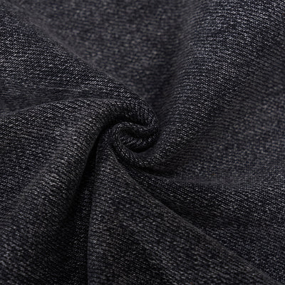 Charcoal Grey Wide-Leg Vintage Washed Jeans