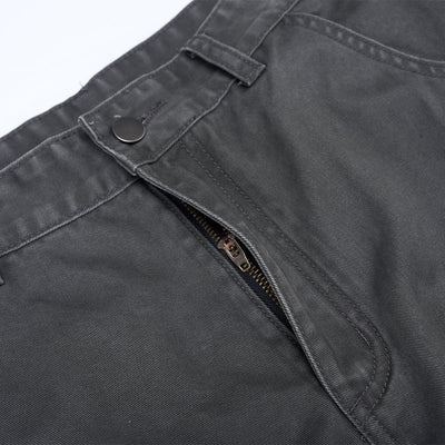 Vintage Workwear Wide-Leg Cargo Pants Multi Pocket Washed