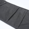 Vintage Workwear Wide-Leg Cargo Pants Multi Pocket Washed