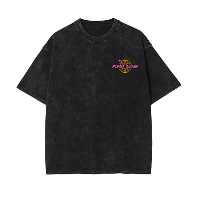 First Love Y2K Valentines Day Graphic Tee-INNBLAC