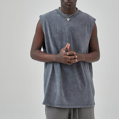 Sleeveless Heavy T Shirt 8oz-INNBLAC