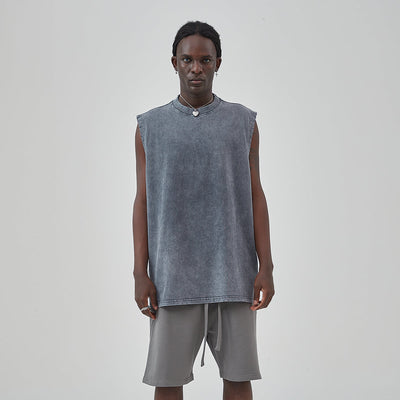 Sleeveless Heavy T Shirt 8oz-INNBLAC