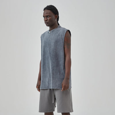 Sleeveless Heavy T Shirt 8oz-INNBLAC