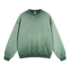 Women's Acid Wash Distressed Sweatshirt-INNBLAC