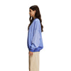 Women's Acid Wash Distressed Sweatshirt-INNBLAC