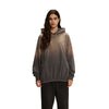 Women's Acid Wash Elastic Hem Hoodie-INNBLAC