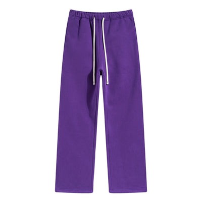 Casual Loose Fit Drawstring Pants-INNBLAC