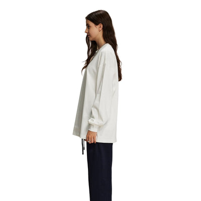 Women's Crew Neck Solid Color Sweatshirt-INNBLAC