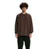 Crew Neck Solid Color Sweatshirt