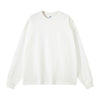 Women's Crew Neck Solid Color Sweatshirt-INNBLAC