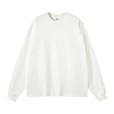 Crew Neck Solid Color Sweatshirt