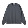 Women's Crew Neck Solid Color Sweatshirt-INNBLAC