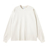 Women's Crew Neck Solid Color Sweatshirt-INNBLAC