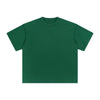 Distressed Edge Reverse Stitch Oversized Tee 7oz-INNBLAC