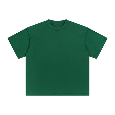 Women's Distressed Edge Reverse Stitch Oversized Tee 7oz-INNBLAC
