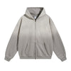 Faded Double Slider Zip Hoodie