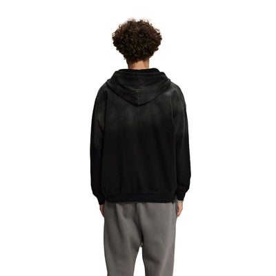 Faded Double Slider Zip Hoodie