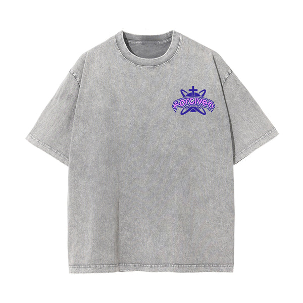 Forgiven Christian Y2K Graphic Tee-INNBLAC