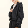 Cropped Zipped Up Hoodie-41bb0b-16