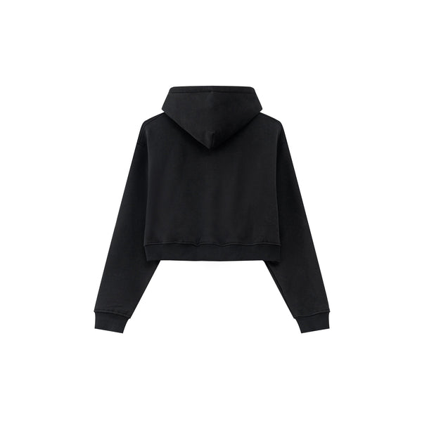 Cropped Zipped Up Hoodie-41bb0b-16