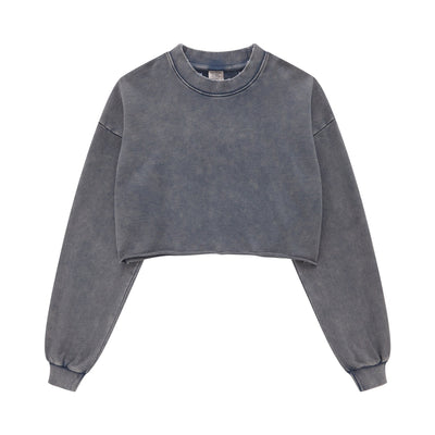 Heavyweight Rough Edge Crop Top-41bb0b-16