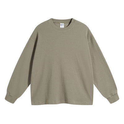 Heavyweight Waffle-knit Sweatshirt