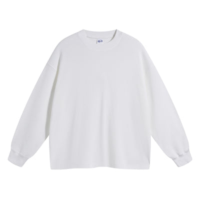 Heavyweight Waffle-knit Sweatshirt