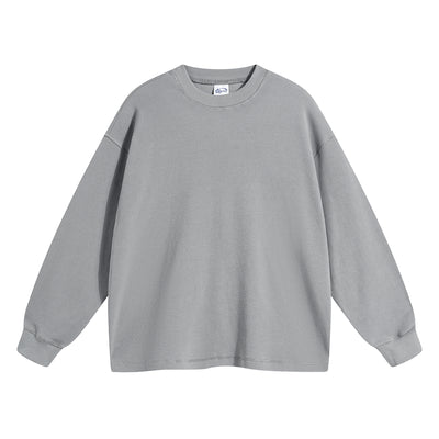Heavyweight Waffle-knit Sweatshirt