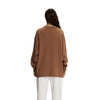Women's Heavyweight Waffle-knit Sweatshirt-INNBLAC