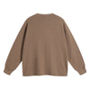 Women's Heavyweight Waffle-knit Sweatshirt-INNBLAC